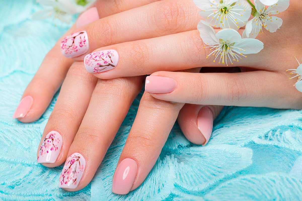 9. Polka Dot Spring Nails - wide 6